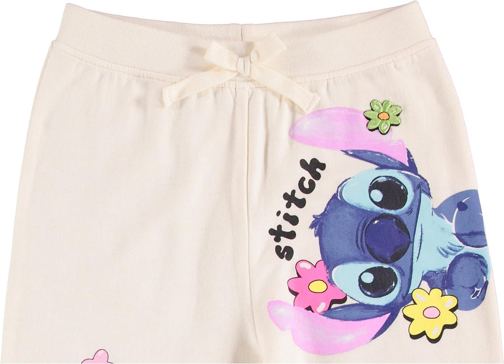 Disney Girls Lilo and Stitch Jogger Sweatpants with Minnie Mouse & Disney Princesses, Little and Big Girls Sizes 4-16
