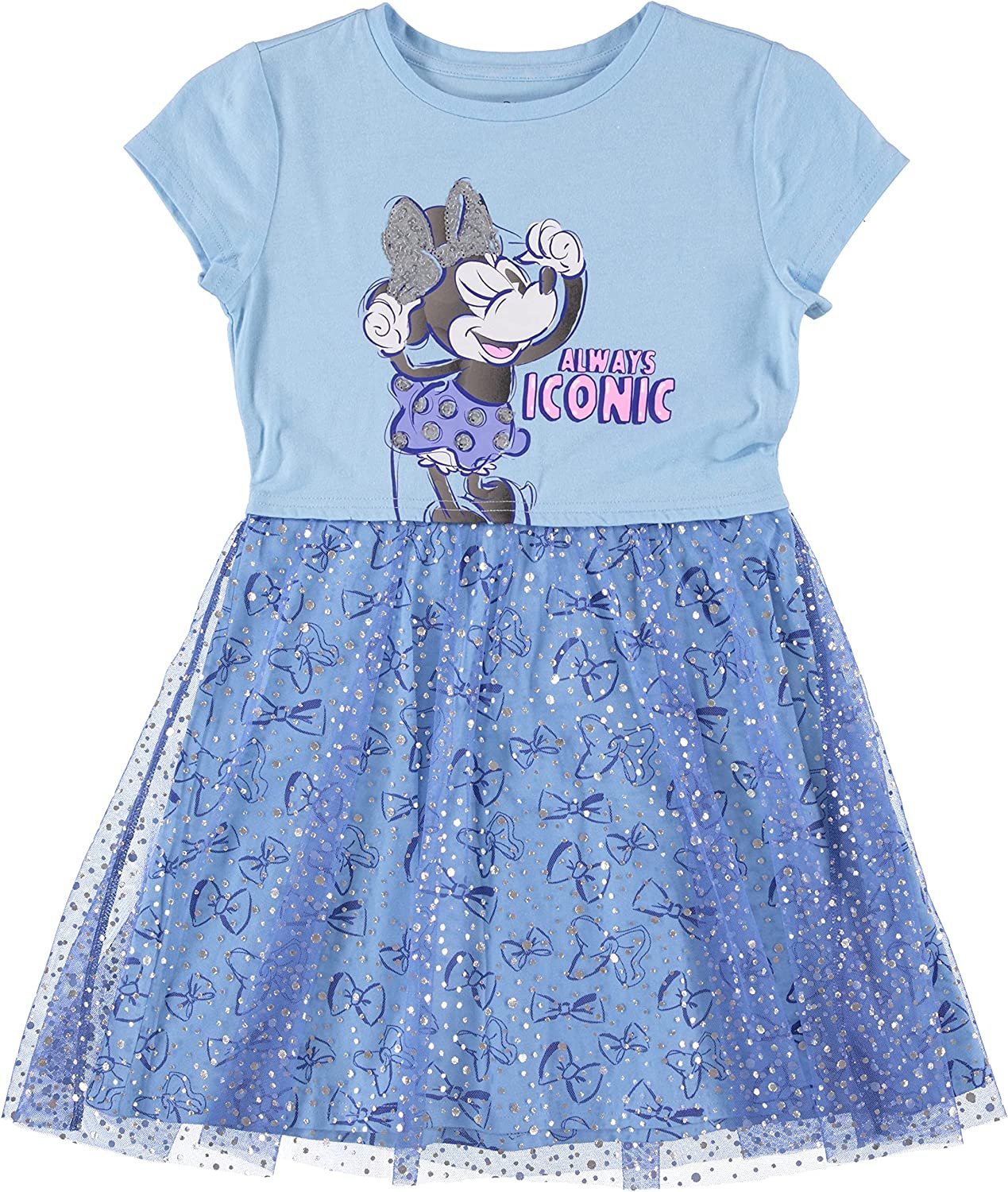 Disney Girls Red Minnie Mouse Dress- Minnie Mouse Tulle Tutu Dress- Sizes 4-16