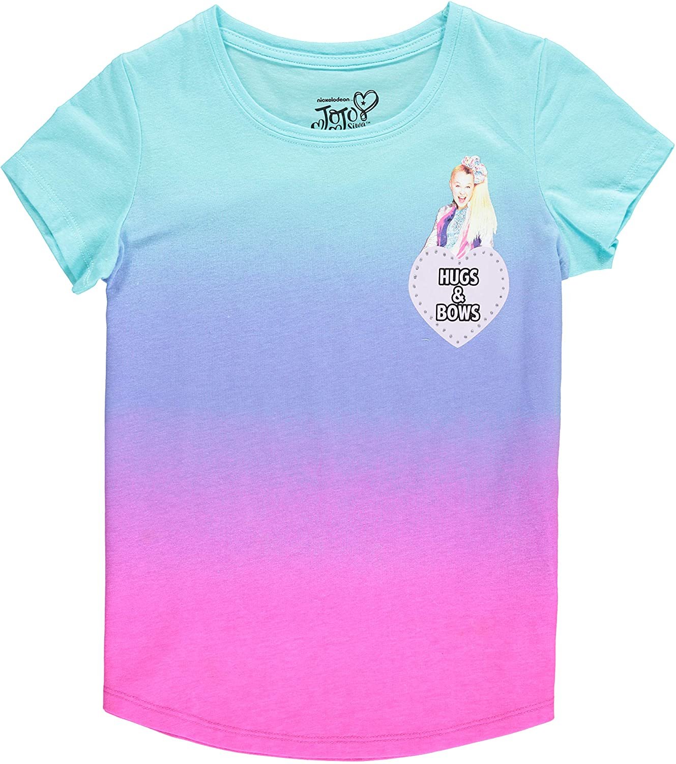 JoJo Siwa Girls' Tie Dye Short Sleeve T-Shirt and Leggings Set