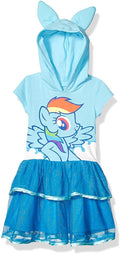 My Little Pony Girls' Toddler Hooded Costume Ruffle Dress