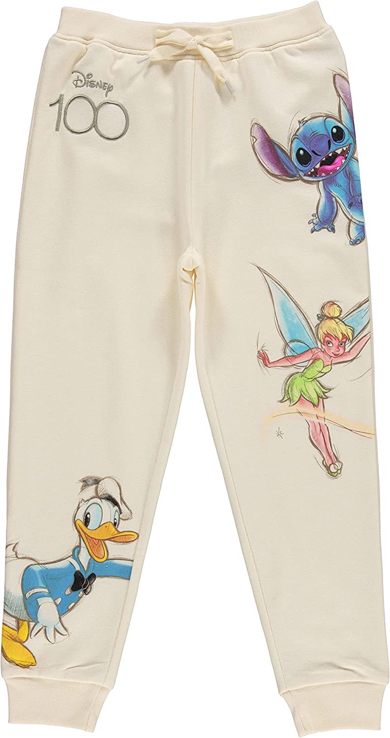 Celebrating 100 Years of Disney Magic with Our Girls' Cropped Hoodie and Jogger Set - Sizes 4-16