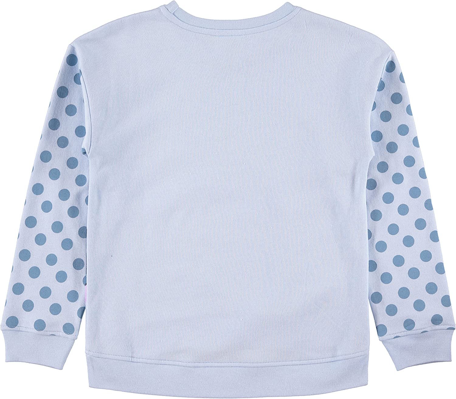 Lilo & Stitch Girls Sweatshirt -Jumbo Print and Embroidery Disney's Stitch Sweater- Sizes 4-16