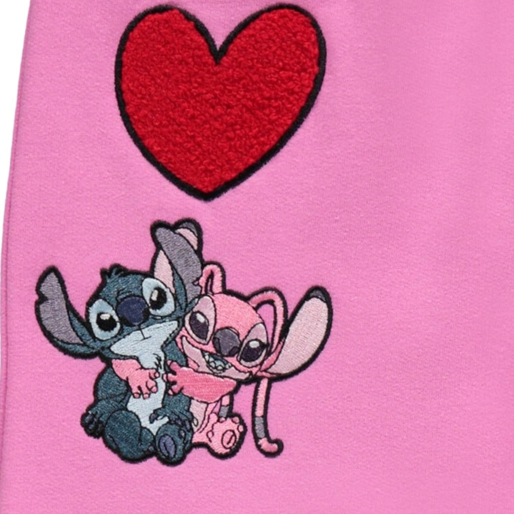 Disney Girls Lilo and Stitch Jogger Sweatpants with Minnie Mouse & Disney Princesses, Little and Big Girls Sizes 4-16