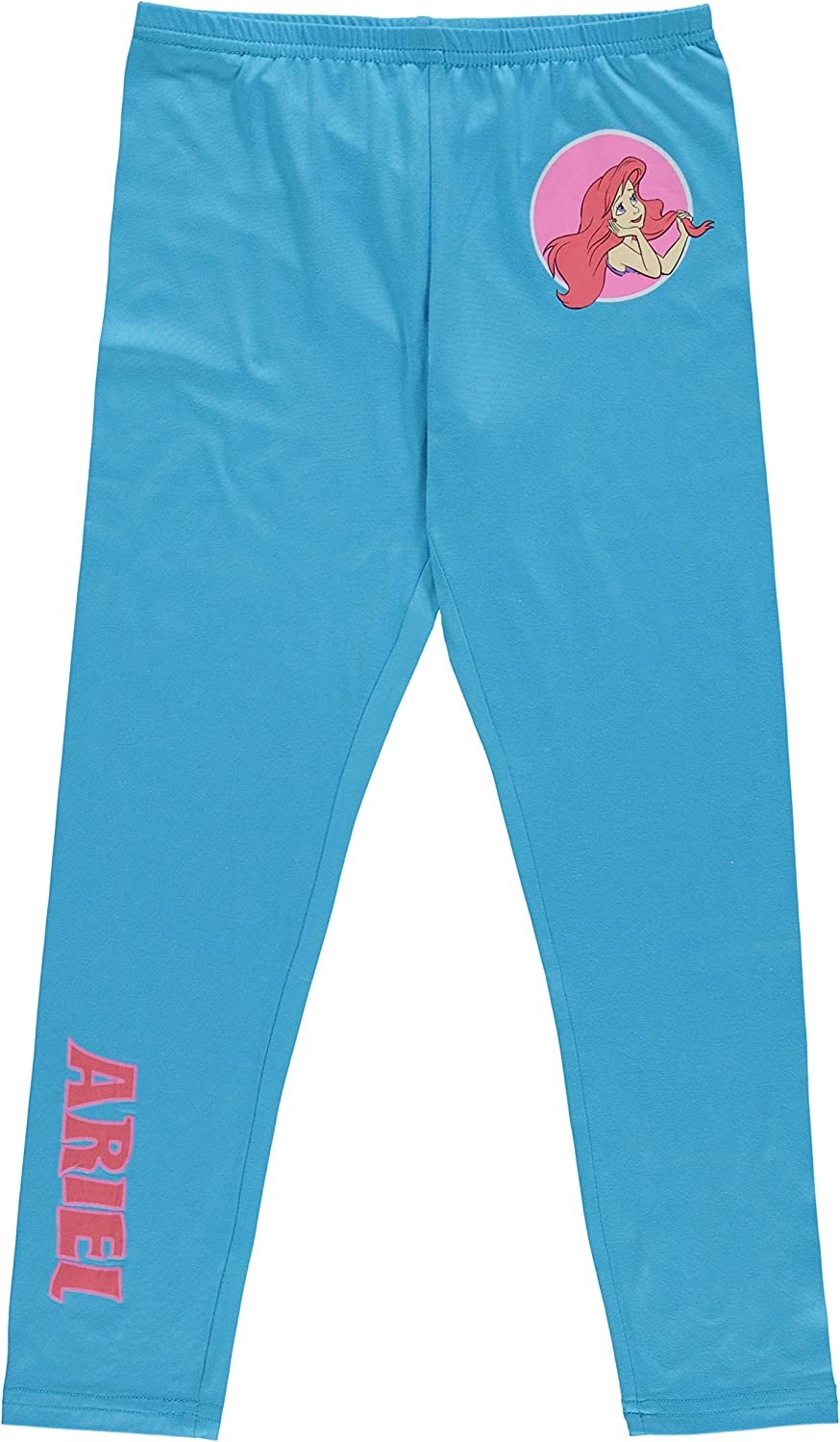 Disney The Little Mermaid Leggings Clothing Set, Ariel Short Sleeve T-Shirt and Leggings Set- Girls Sizes 4-16