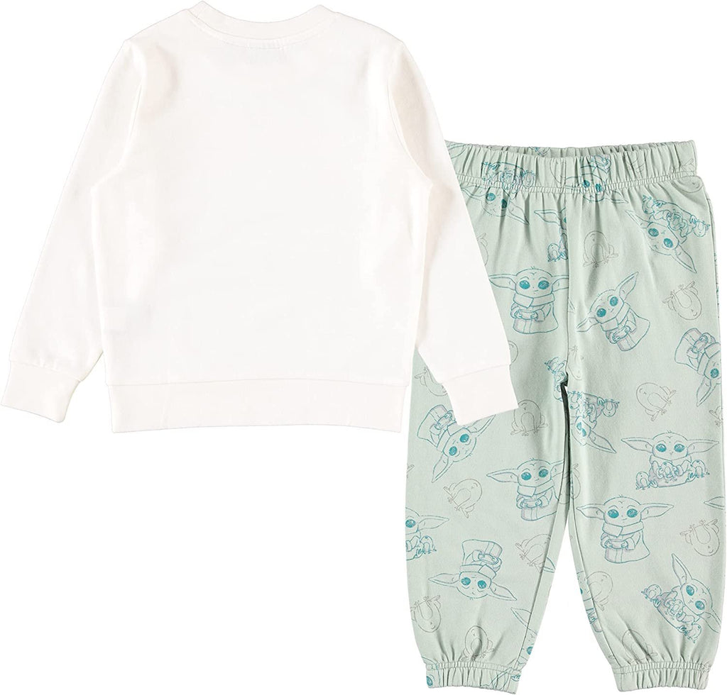 STAR WARS Toddler Boys' Baby Yoda Clothing Set Sweatshirt and Jogger Pants - Baby Yoda Clothing For Toddlers - Sizes 2T-5T