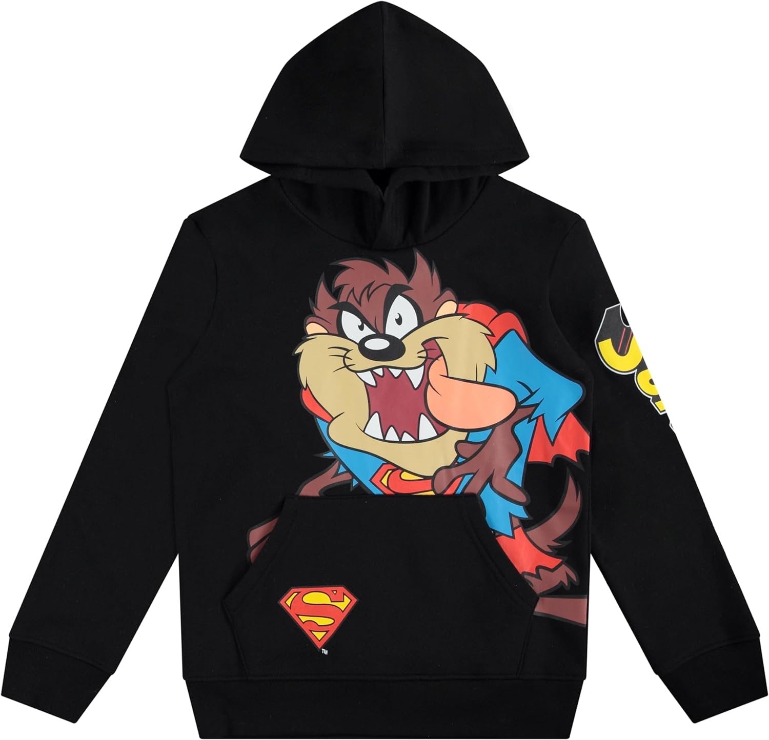 DC Comics Boys Pullover Hoodie and Jogger Sweatpants Set, Superman & Batman Sets for Little and Big Boys Sizes 4-20