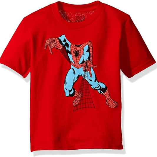 Marvel Boys' Toddler Spider-Man Short Sleeve T-Shirt