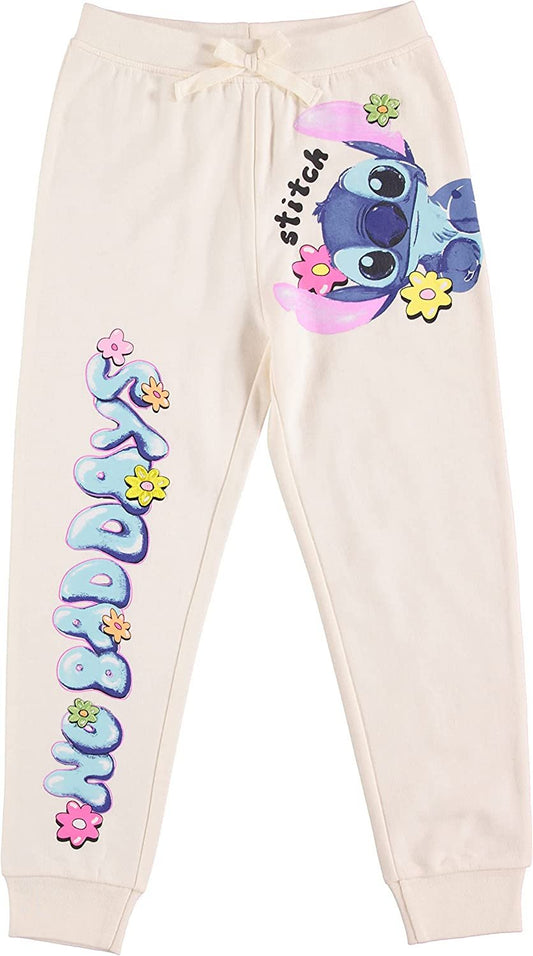 Disney Girls Lilo and Stitch Jogger Sweatpants with Minnie Mouse & Disney Princesses, Little and Big Girls Sizes 4-16