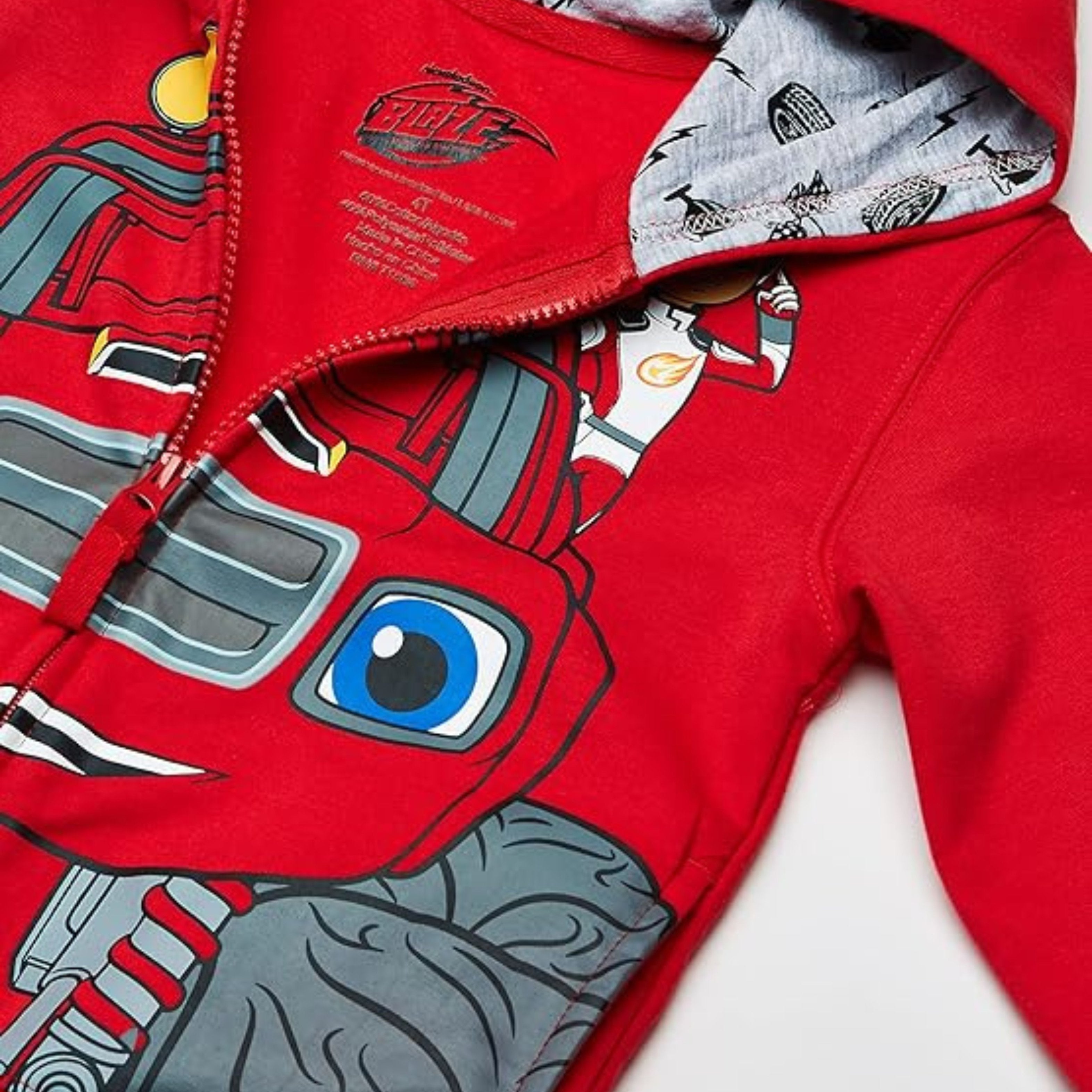 Nickelodeon Boys' Toddler Monster Machines Lets Blaze Hoodie