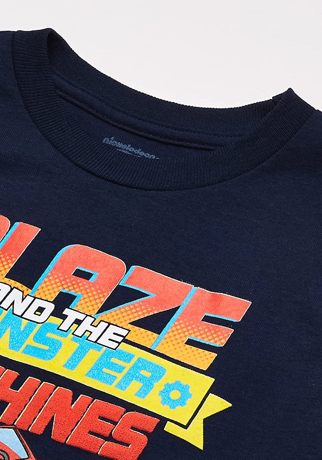 Nickelodeon Boys' Little Blaze & The Monster Machines Rev Up Short Sleeve Tee