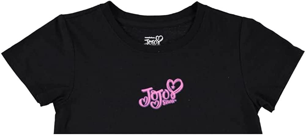 JoJo Siwa Girls Sweatshirt Hoodie and Jogger Clothing Set, Pink