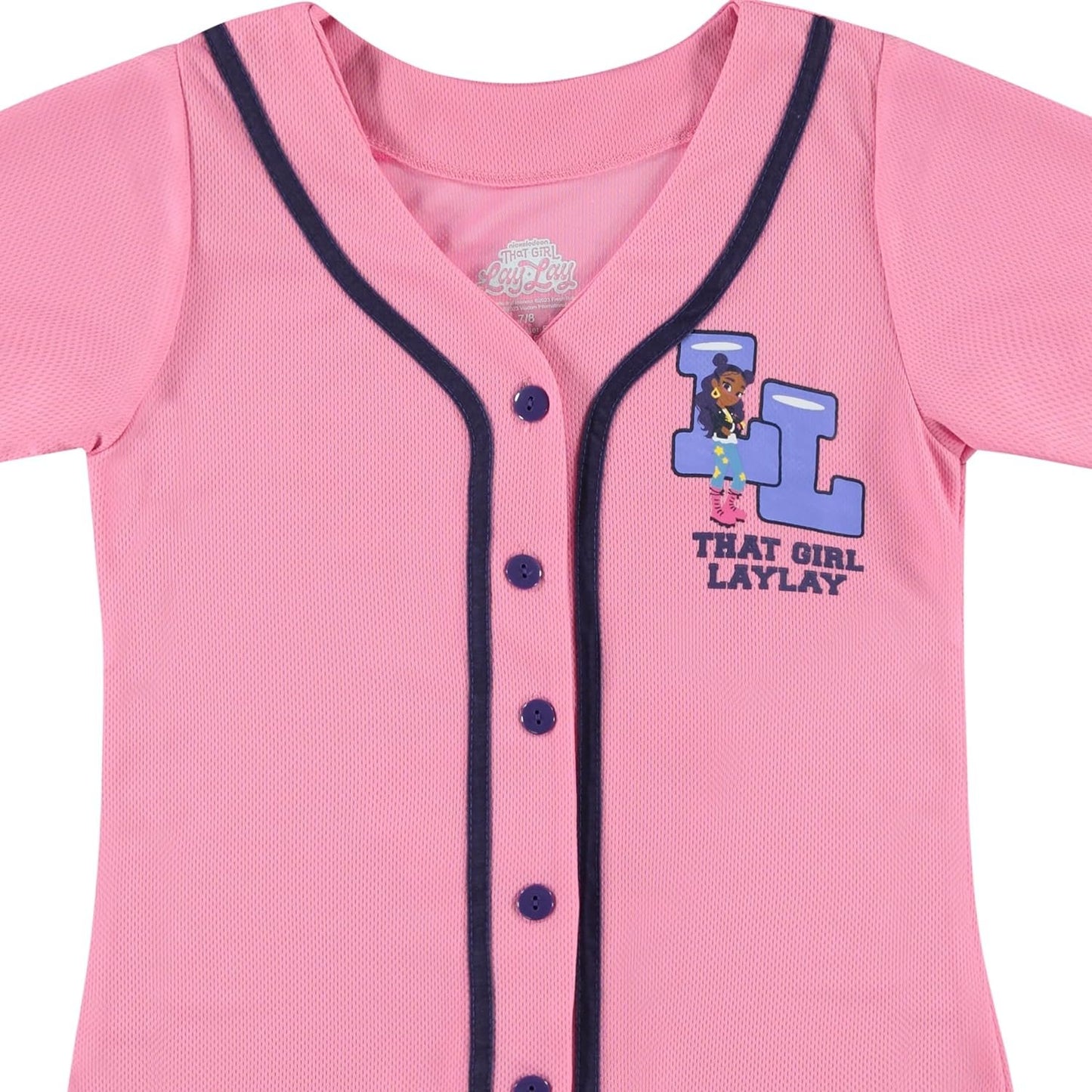 That Girl Lay Lay Baseball Jersey T-Shirt- Little and Big Girl Sizes 4-16