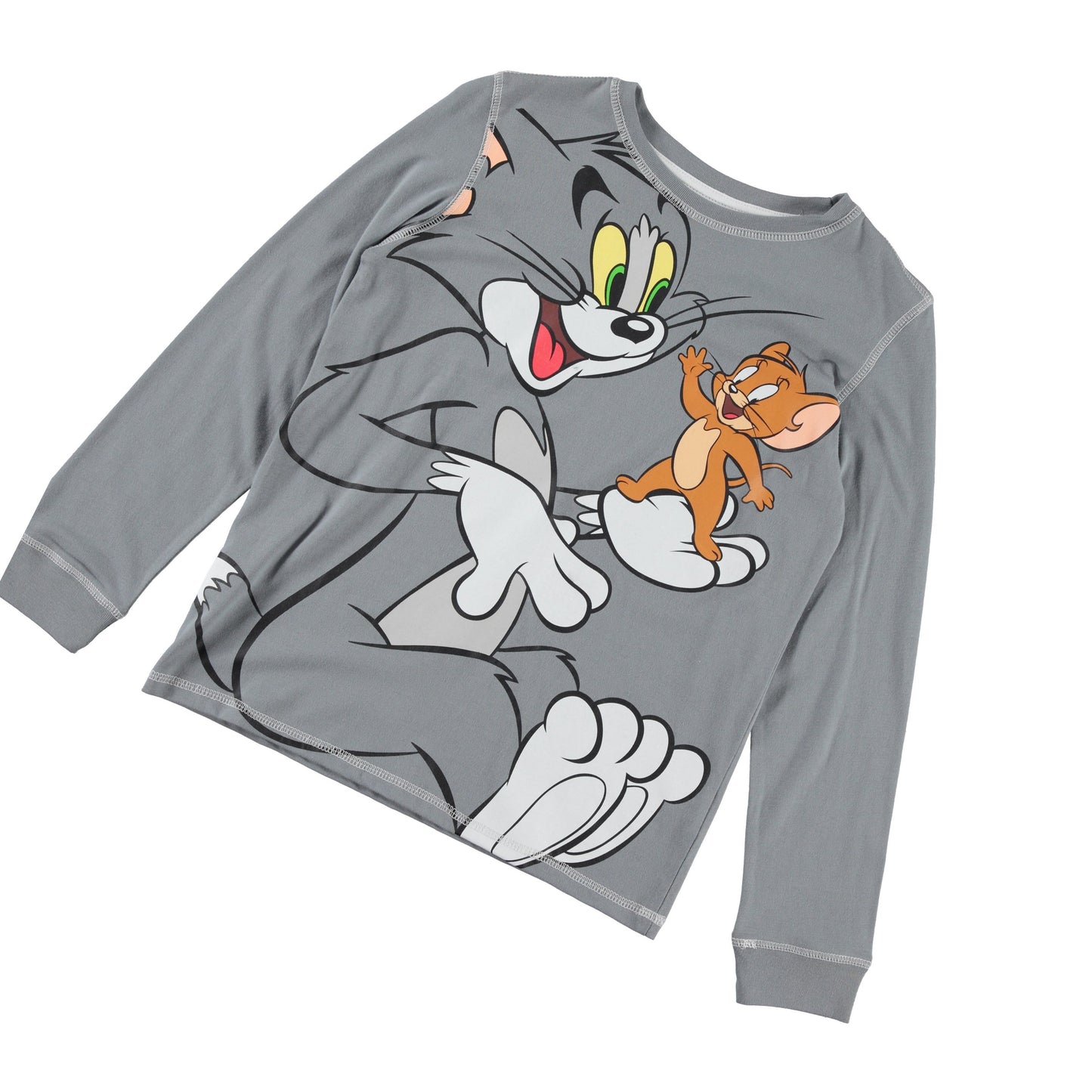 Boys Tom and Jerry Long Sleeve T-Shirt - Sizes 4-16