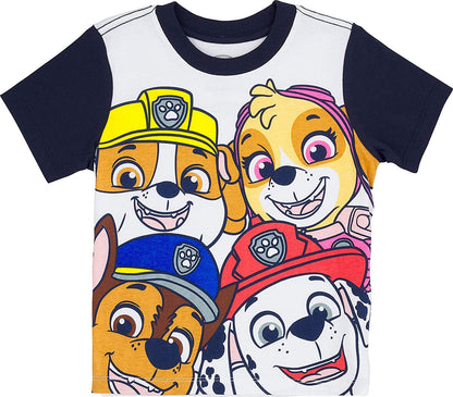 Paw Patrol Jacket with Chest Patch and Short Sleeve T-Shirt Combo