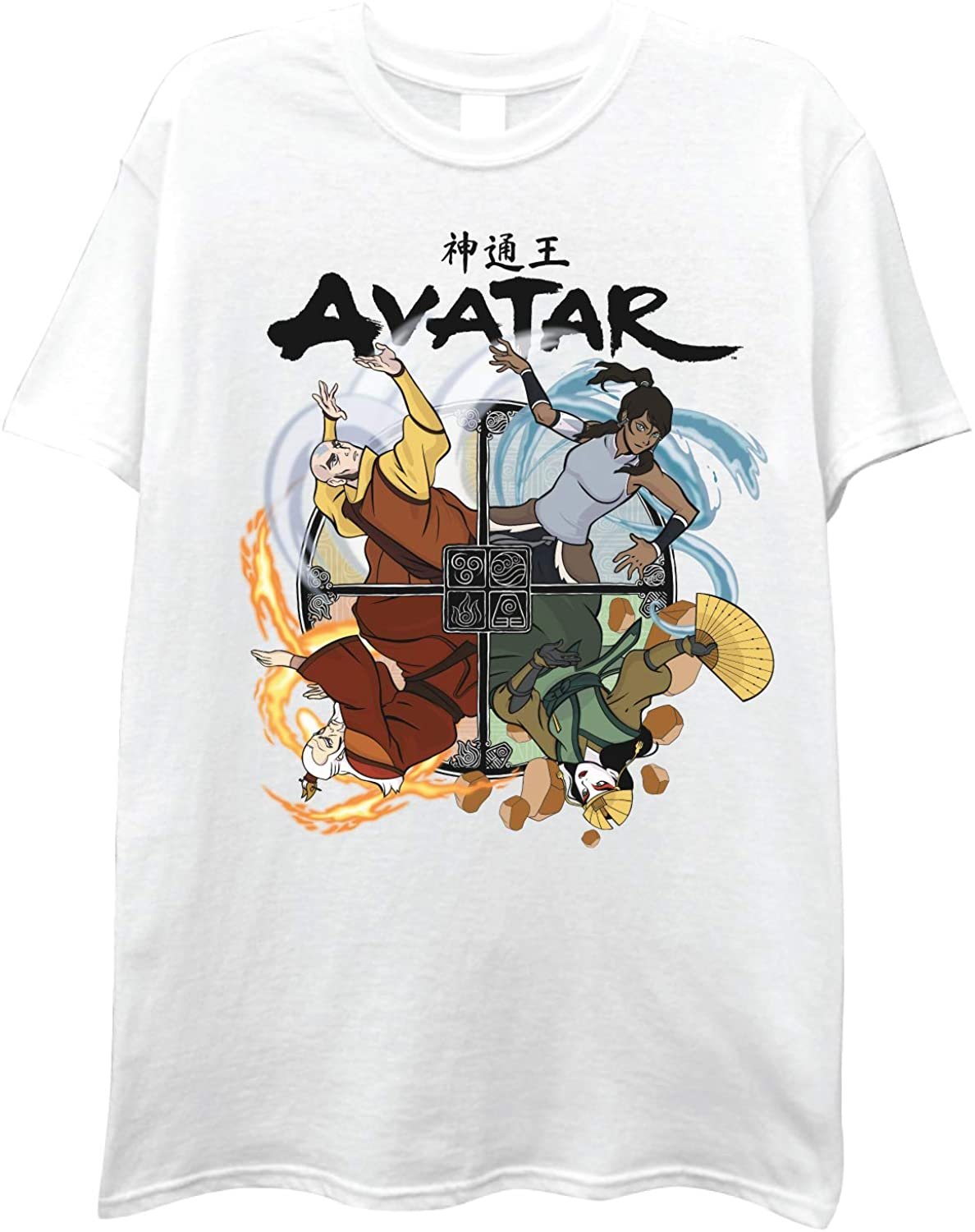 NICKELODEON AVATAR THE LAST AIRBENDER mens Graphic Tee