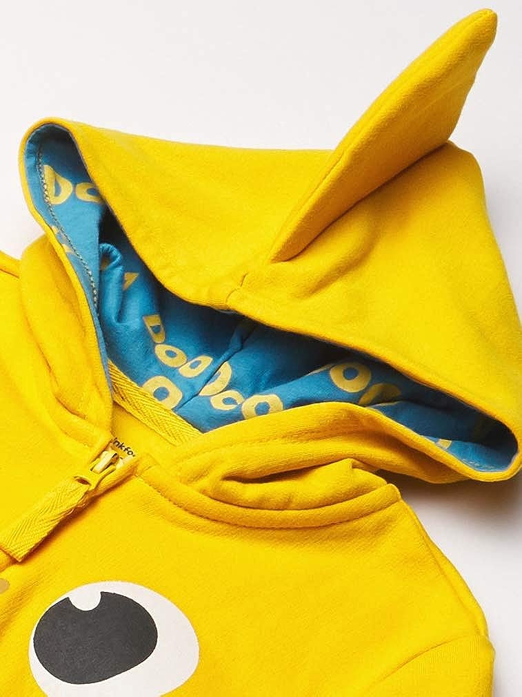 Pinkfong Boys Zip Up Big Face Hoodie-Baby Shark Yellow Toddler Size 2t-5t