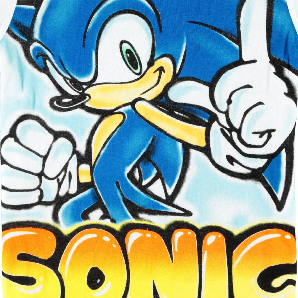 FREEZE Sonic The Hedgehog Boys Short Sleeve T-Shirt - Air Brushed Sonic Boys T-Shirt