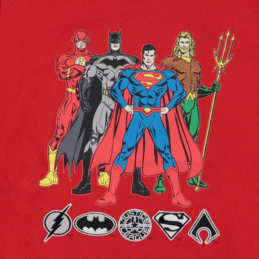 Justice League Boy's T-Shirt and Shorts Bundle Set- Little and Big Boys Superman,Batman Sizes 4-20