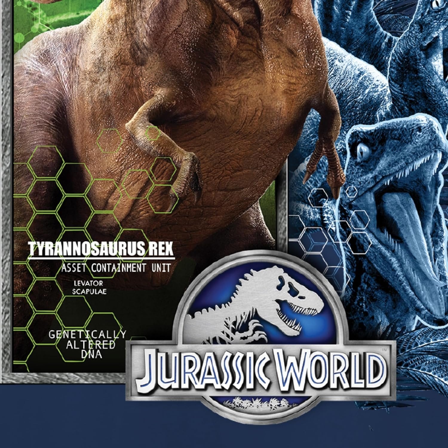 Jurassic Park Boys Jurassic World Long Sleeve Crewneck T-Shirt for Little and Big Boys Sizes 4-20