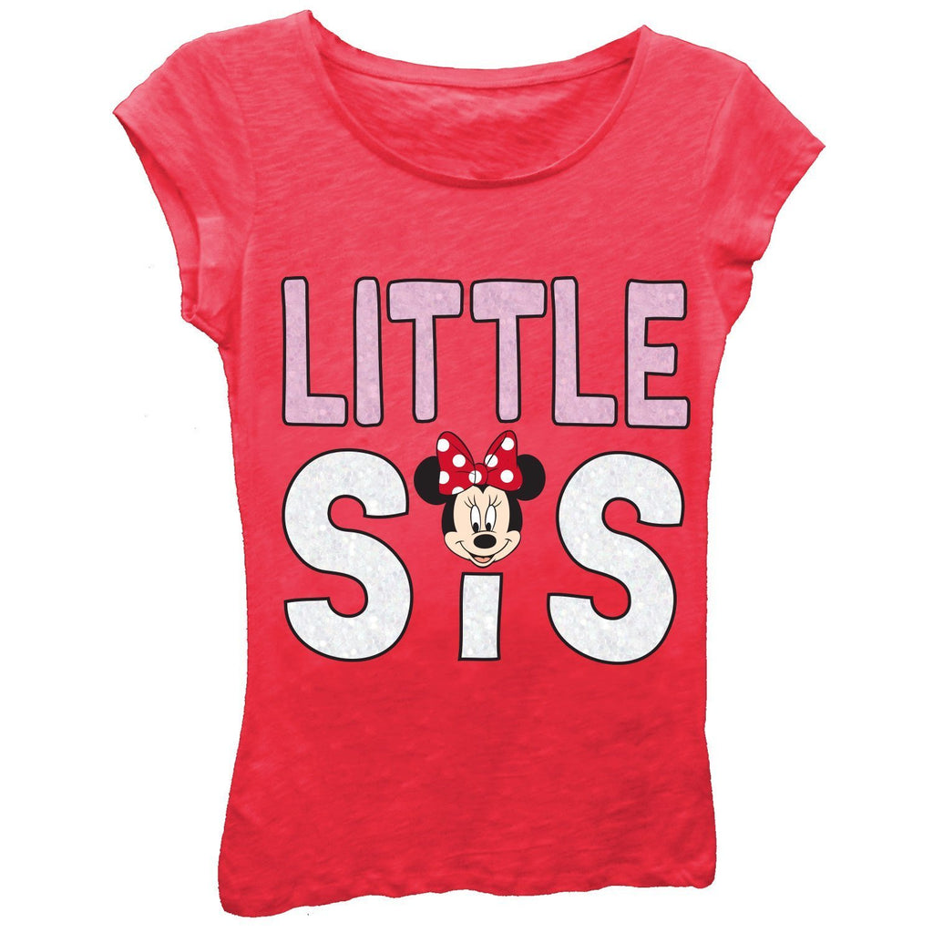 Disney Mickey and Minnie Mouse Siblings T-Shirt- Little Dude/Little Dudette