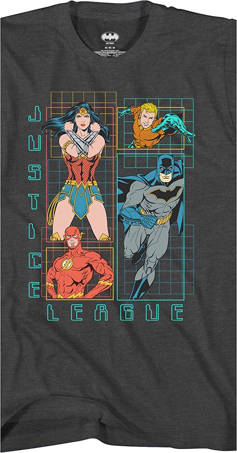 DC Comics Boys Justice League Super Hero T-Shirt