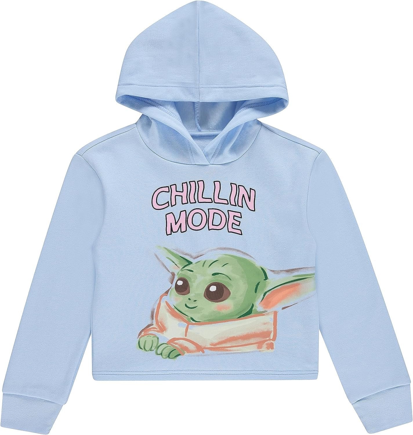 STAR WARS Girls Baby Yoda Clothing Set - Baby Yoda Hoodie,Shorts and Jogger 3-Piece Outfit Set - Sizes 4-16