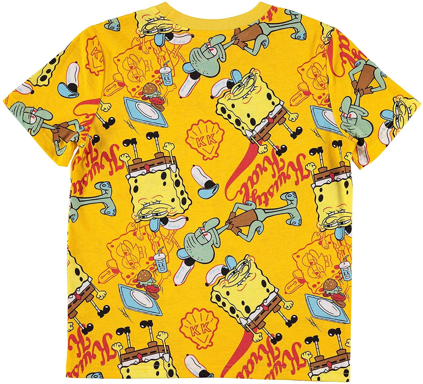 SpongeBob SquarePants Boy's T-Shirt and Shorts Bundle