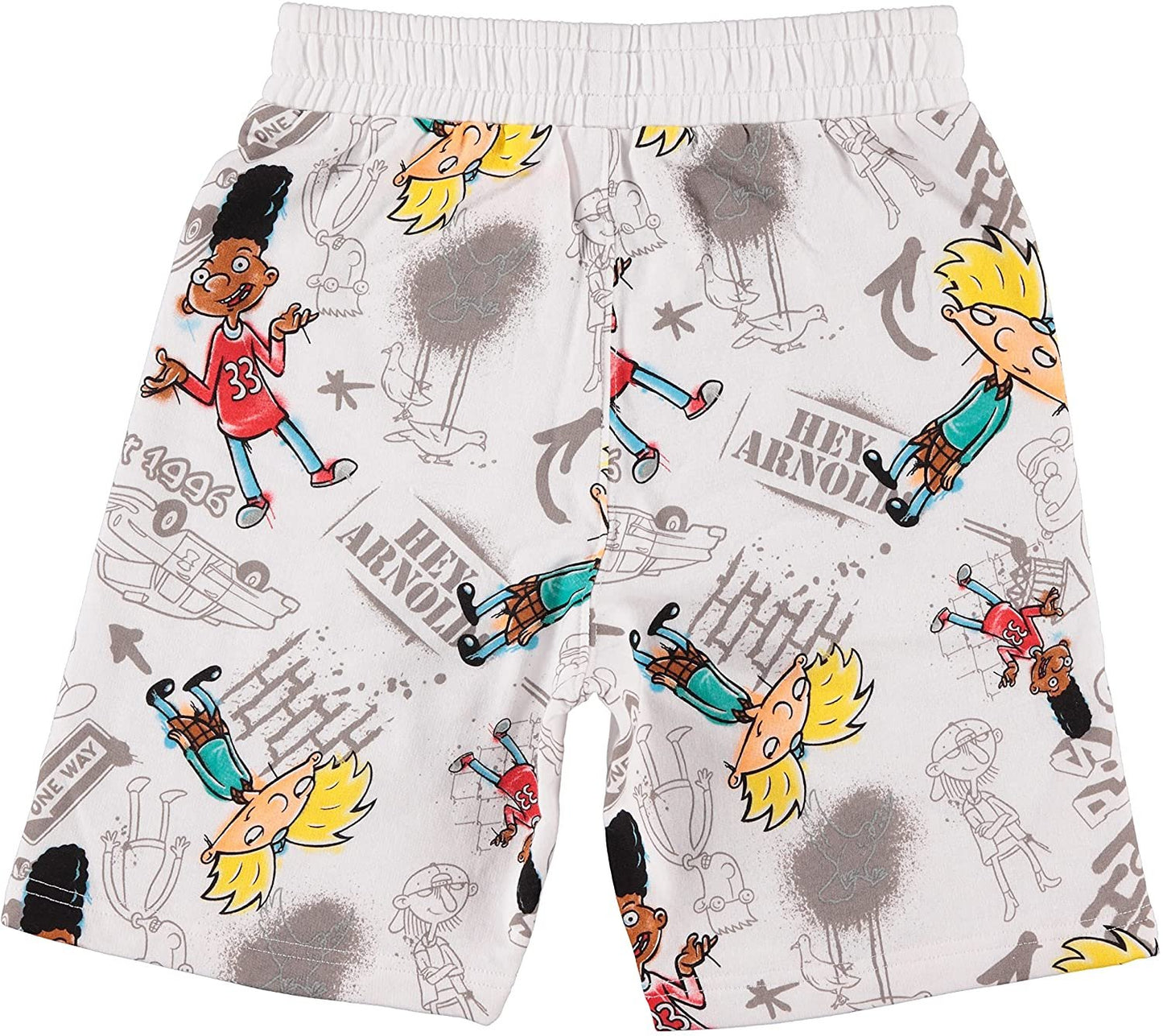 Nickelodeon Rugrats, Hey Arnold, All That Boys Short Sleeve T-Shirt and Shorts Clothing Set
