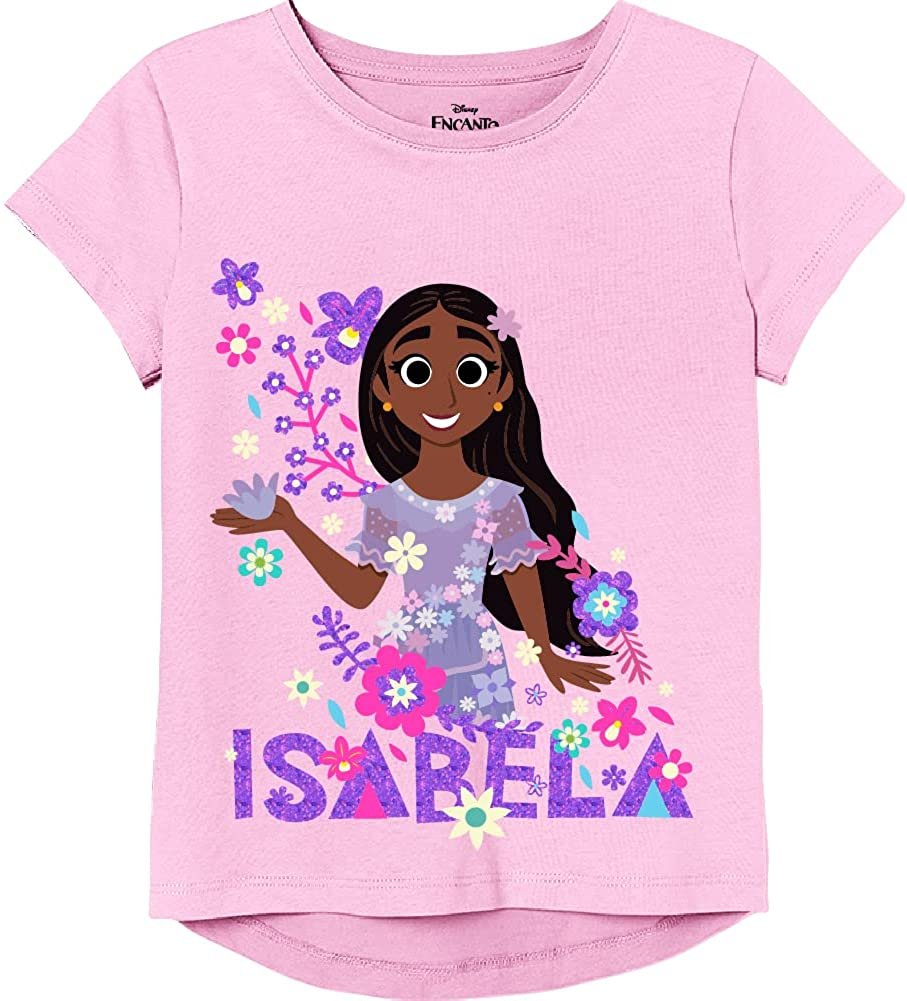 Disney Girls' Encanto Sisters Mirabel, Isabela, Luisa T-Shirt