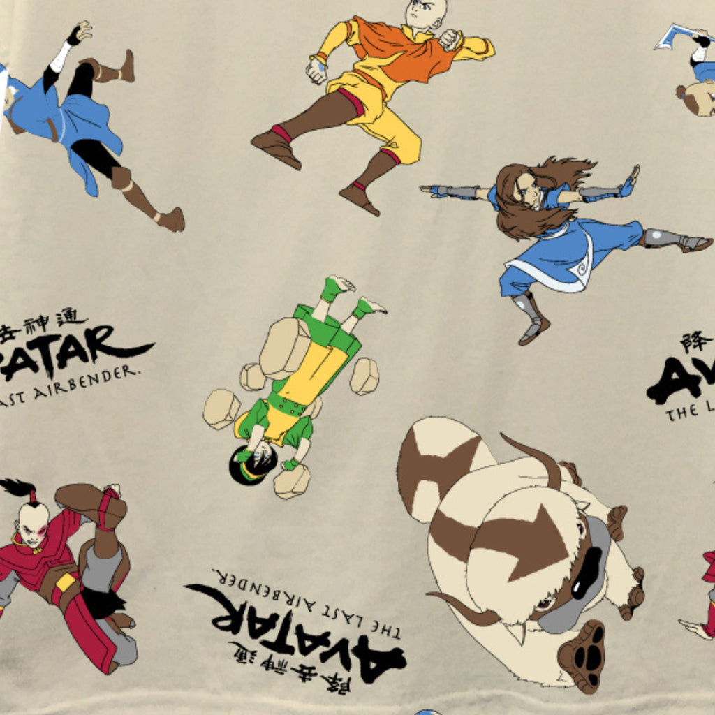 Boys Avatar Short Sleeve T-Shirt - Avatar The Last Airbender T-Shirt- Sizes 8-20