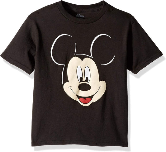 Disney Boys' Toddler Mickey Mouse Big Face Short Sleeve Tshirt