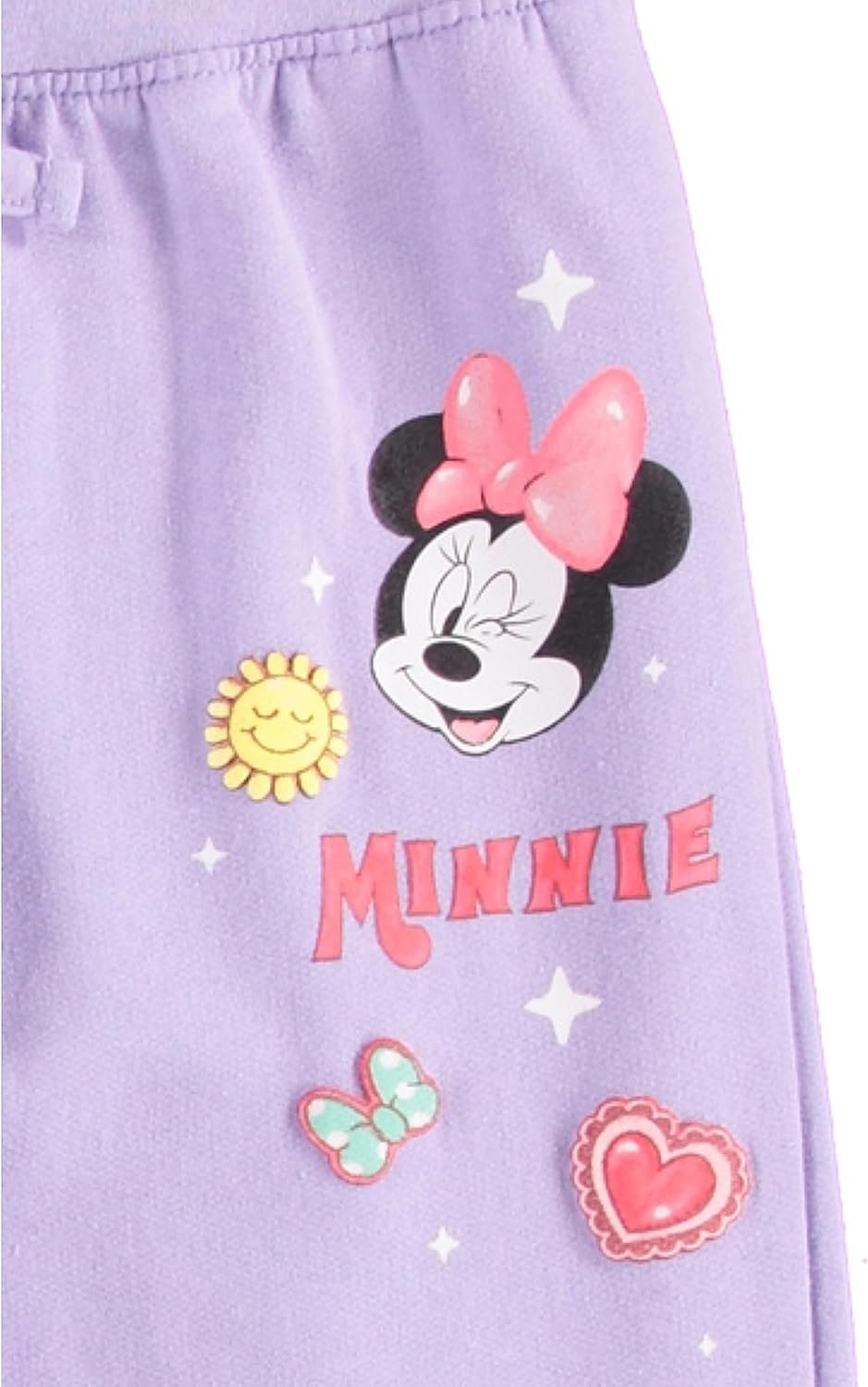 Disney Minnie Mouse Girls' Sweatshirt and Jogger Set for Toddler