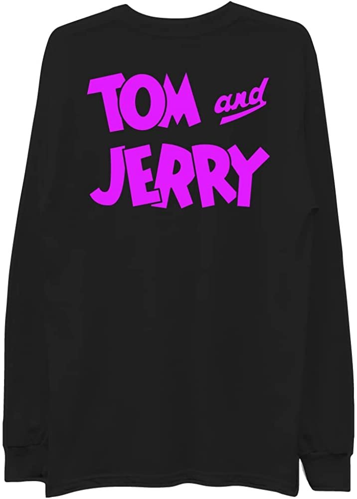 Tom & Jerry Mens' Throwback Long Sleeve T-Shirt